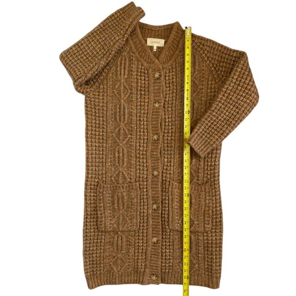 The GREAT. Long Cable Cardigan - Picture 14 of 14